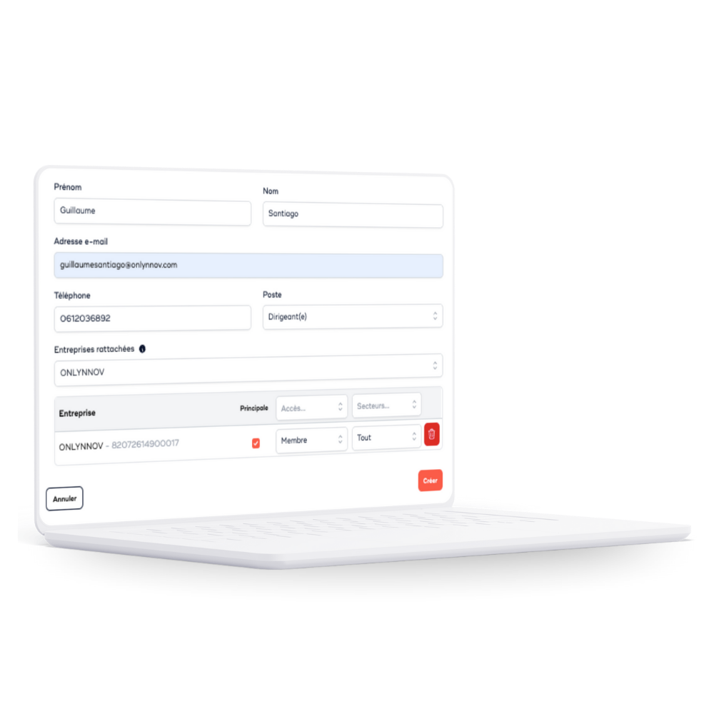 L'espace client de Onlynnov