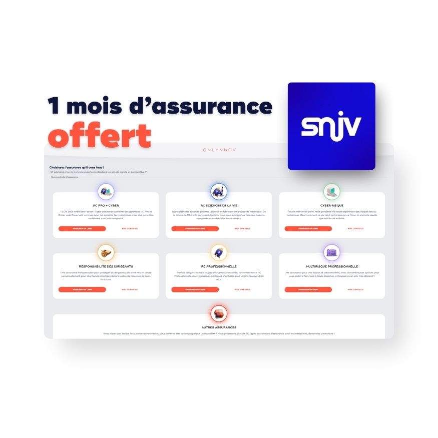 Offre assurance adhérents SNJV
