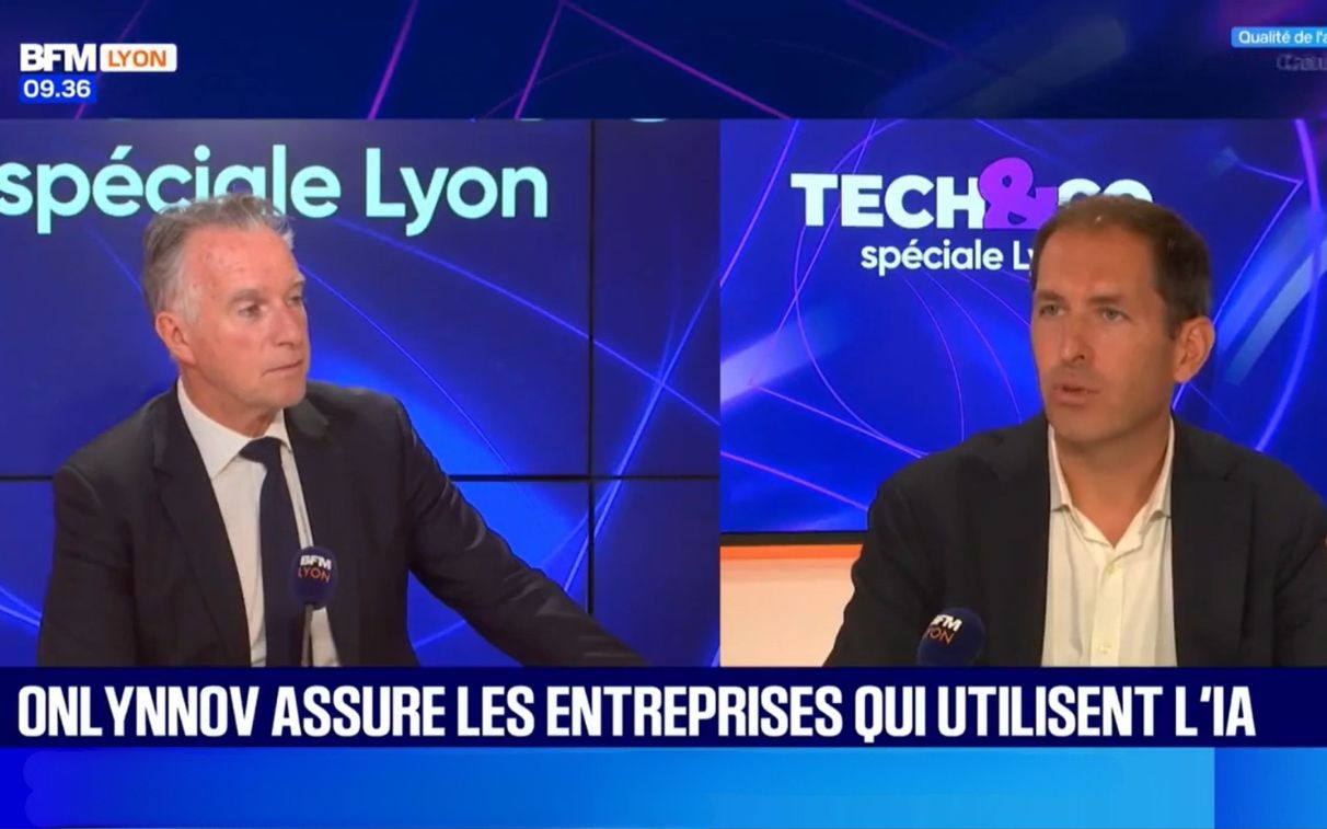 Guillaume Santiago, fondateur d’Onlynnov, présente l’IA et l’assurance sur BFM Business